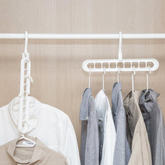 9-Hole Hanger Organizer for Vertical Storage