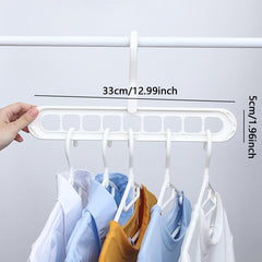 9-Hole Hanger Organizer for Vertical Storage