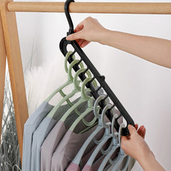 9-Hole Hanger Organizer for Vertical Storage