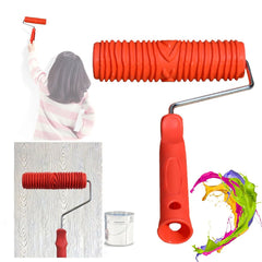 Wood Grain Pattern Paint Roller DIY Texture Pigment Printing Wall Roller