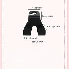 2pcs Car Hooks Keep Belongings Securely Stored Out Of Sight