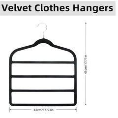 1pc Pants Hangers Closet Storage Organizer