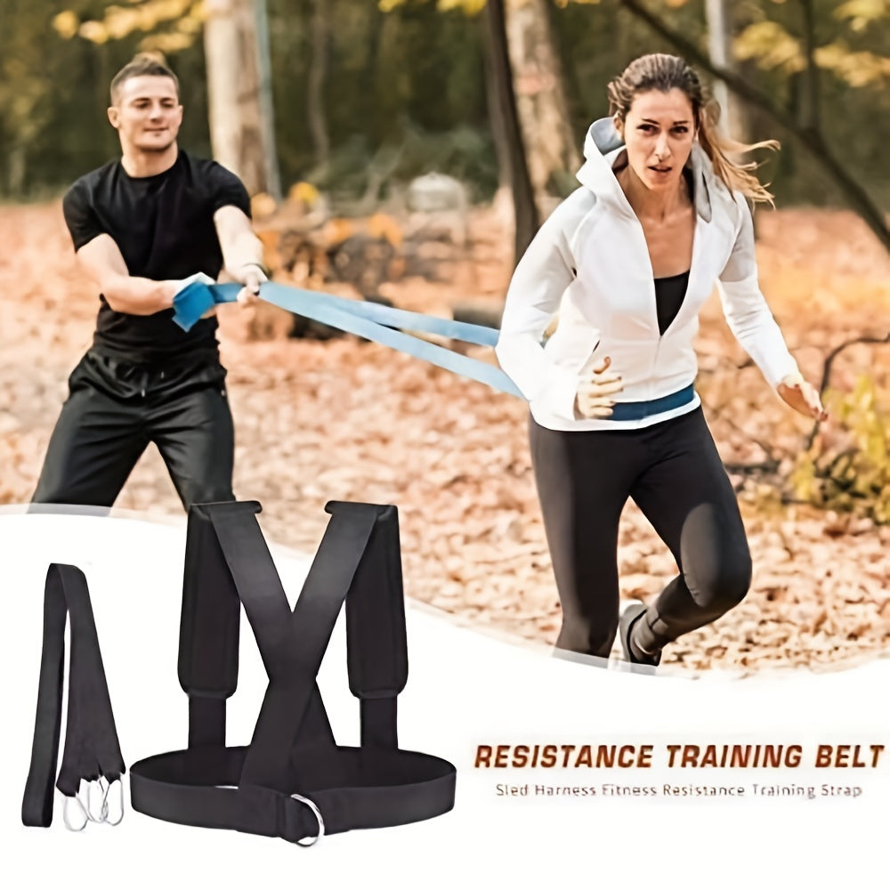 Shoulder Strap Sled Harness Vest Fitness Resistance Training Band