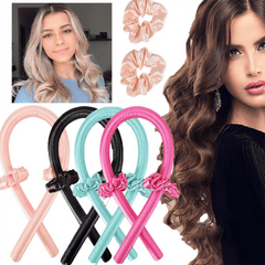 Heatless Curling Rod Headband Long Hair Rollers Women Overnight Curl Wrap