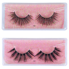 20 Pairs 3D Mink Lashes Natural False Eyelashes Pack Makeup Soft Thick Fluffy