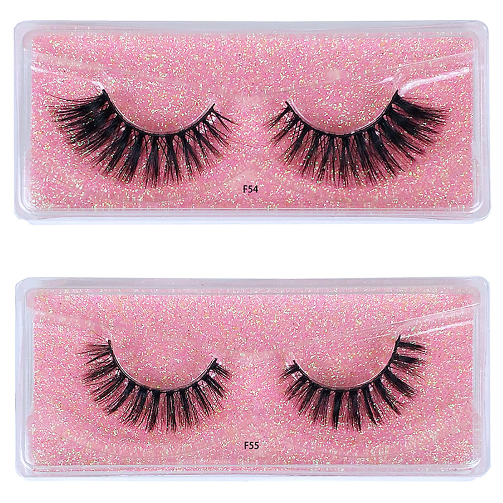 20 Pairs 3D Mink Lashes Natural False Eyelashes Pack Makeup Soft Thick Fluffy