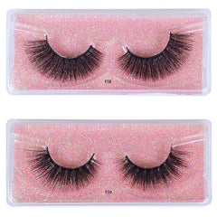 20 Pairs 3D Mink Lashes Natural False Eyelashes Pack Makeup Soft Thick Fluffy