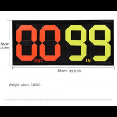 Football Rugby Matches Substitution Board With Four Digit Single Side