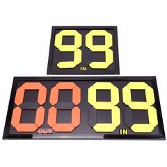 Football Rugby Matches Substitution Board With Four Digit Single Side