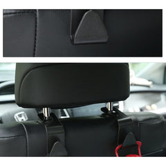 4pcs Car Hook Seat Back Double Hook Hidden Small Hook