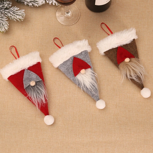 Christmas Santa Claus Tableware Cover Decoration