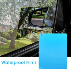 4pcs Car Side Mirror Waterproof Anti Fog Film Rainy Day Driving Protection