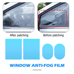 4pcs Car Side Mirror Waterproof Anti Fog Film Rainy Day Driving Protection