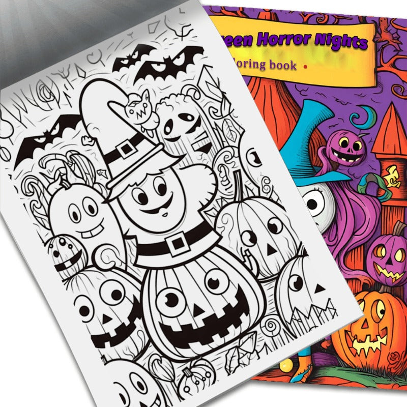 Halloween Coloring Book for Kids 14.5x21cm 1 Book