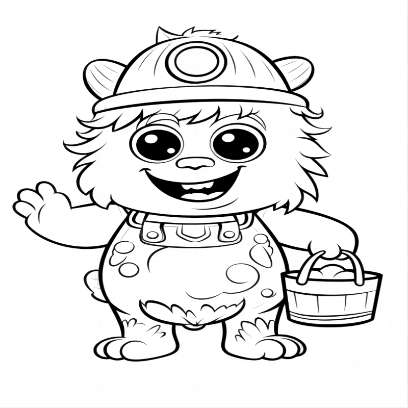 Halloween Coloring Book for Kids 14.5x21cm 1 Book