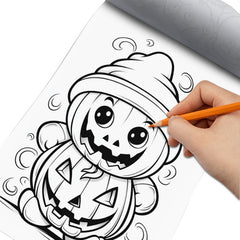 Halloween Coloring Book for Kids 14.5x21cm 1 Book