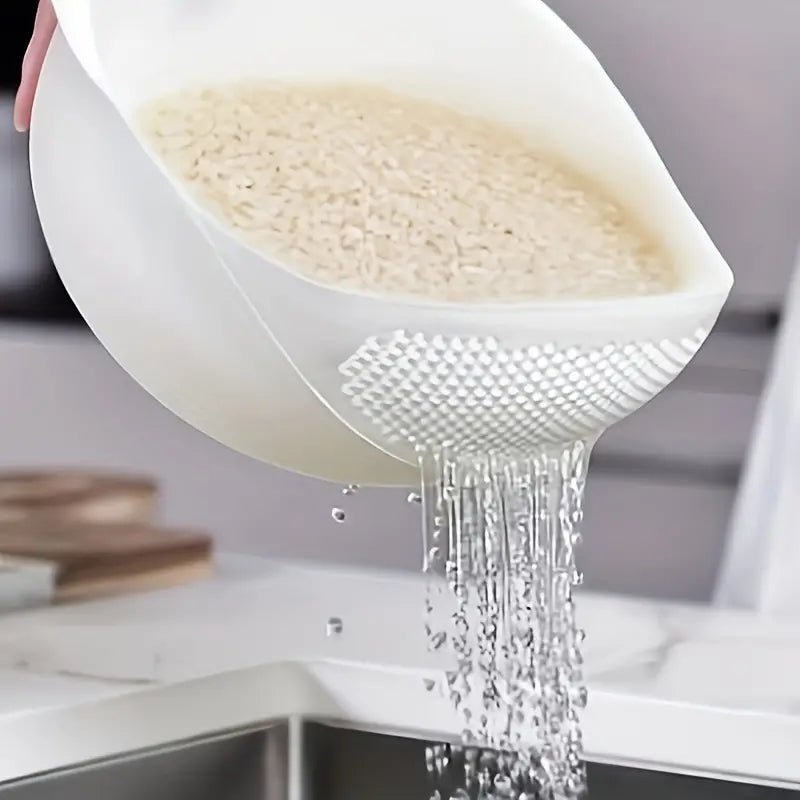 4pcs Rice Washing Drain Basket Rice Washing Filter Basket