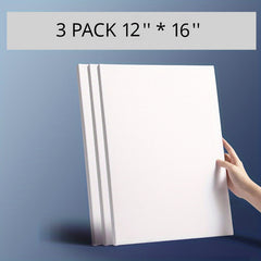 3 Packs Stretched Canvas Assortment for Acrylic Painting