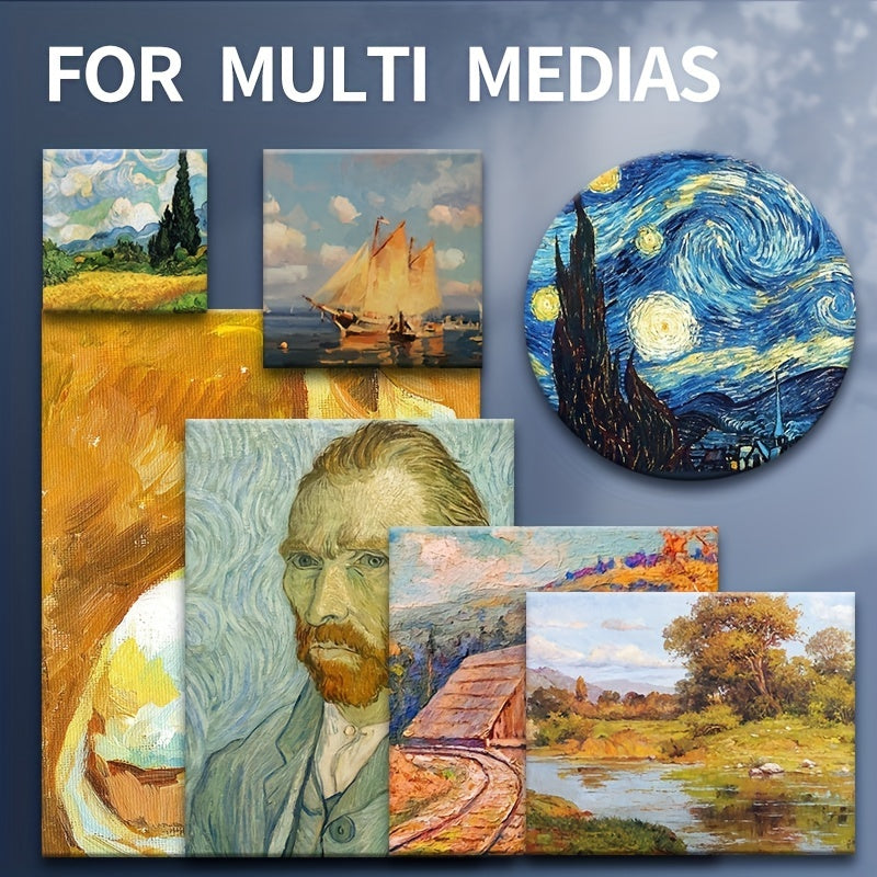 3 Packs Stretched Canvas Assortment for Acrylic Painting