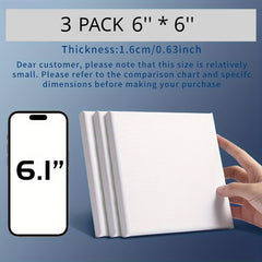 3 Packs Stretched Canvas Assortment for Acrylic Painting