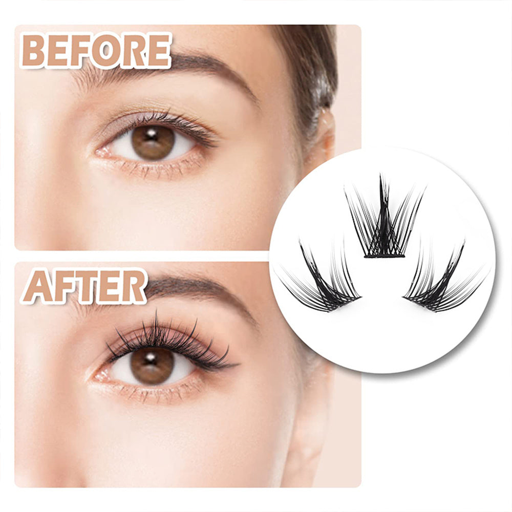 Manga Lashes Natural Individual Cluster Eye Lashes Quick Eyelash Extension