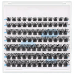 DIY Cluster Eyelash Extensions 84 Pcs Natural Lash Clusters Mix Length