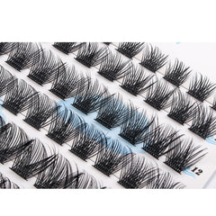 DIY Cluster Eyelash Extensions 84 Pcs Natural Lash Clusters Mix Length
