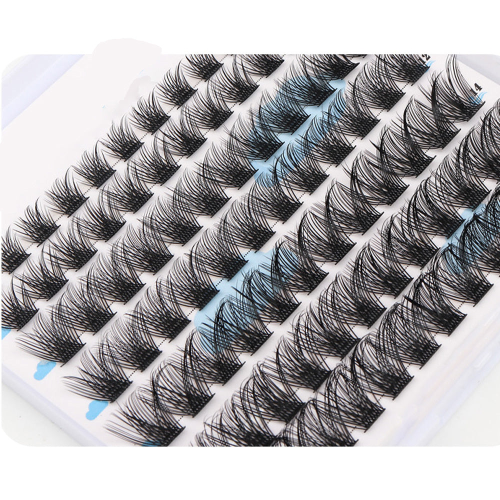DIY Cluster Eyelash Extensions 84 Pcs Natural Lash Clusters Mix Length