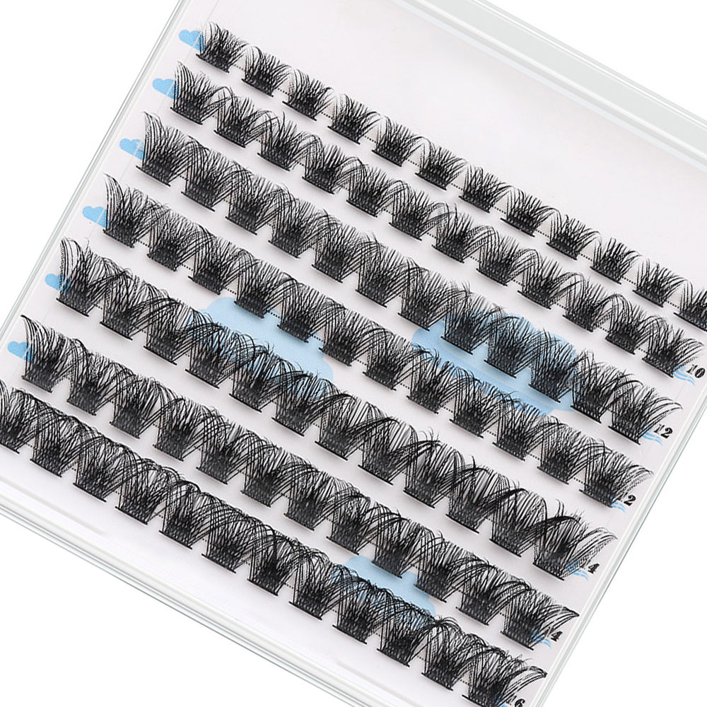DIY Cluster Eyelash Extensions 84 Pcs Natural Lash Clusters Mix Length