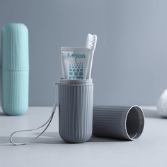 Portable Travel Toothbrush Toothpaste Holder Storage Box Bathroom Acc...