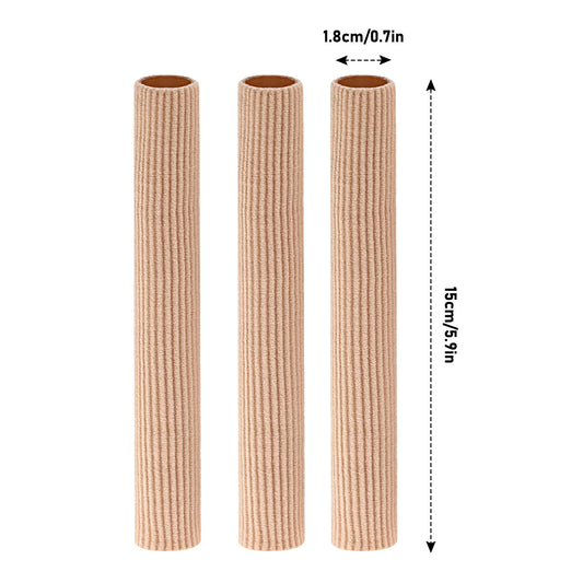 Toe Cushion Sleeves Toe Protector Breathable Fiber Silicone Toe Tube
