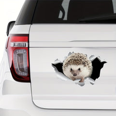Hedgehog Pet Animal Vinyl Decal Car Sticker
