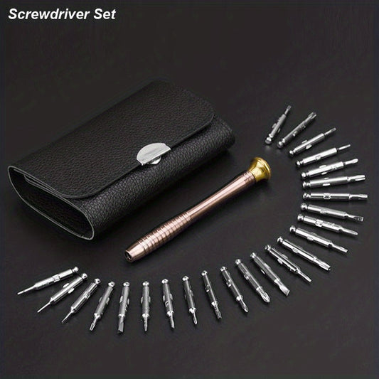 25-in-1 Precision Screwdriver Set for Mobile Laptop Glasses Camera Repair Tool