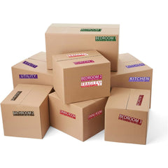 250 Home Moving Labels 1 Bedroom 5 Rolls Moving Supplies Wardrobe Boxes