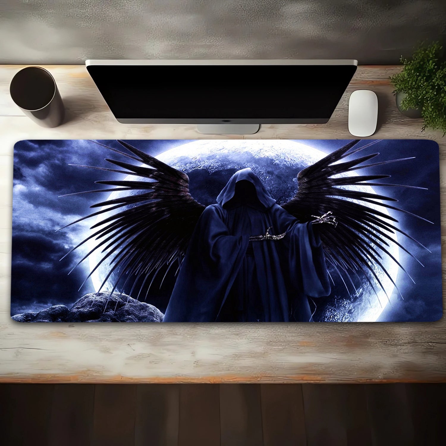 Fantasy Magic Demon Mouse Pad Extended Large Computer Keyboard Pad Desk Pad