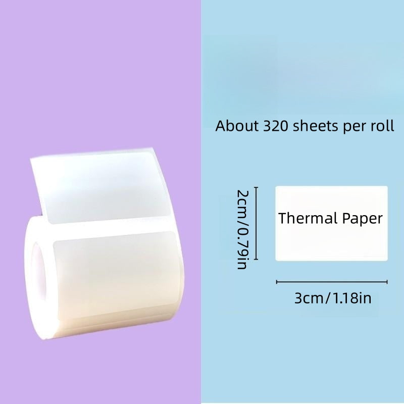 Waterproof Self Adhesive Paper Labels for Phomemo M110 M220 Label Printer