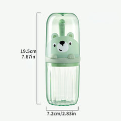 Cartoon Portable Toothbrush Container Cup