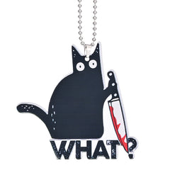 Cat Killer Car Interior Decoration Pendants Window Hanging Decorations