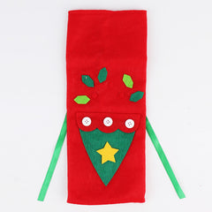 Christmas Red Wine Bag Holiday Decoration Gift Bottle Cover