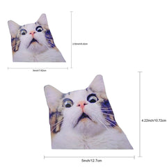 Scaredy Cat Sticker Cat Gift Kitten Funny Decal