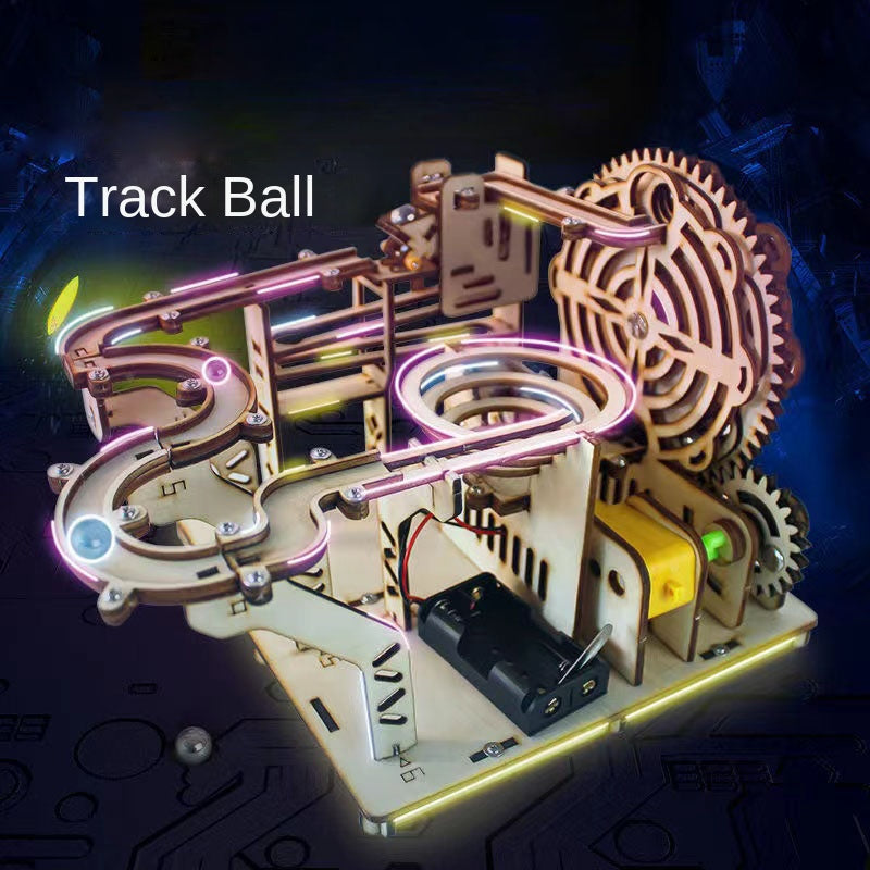DIY Science Invention Track Ball Building Blocks