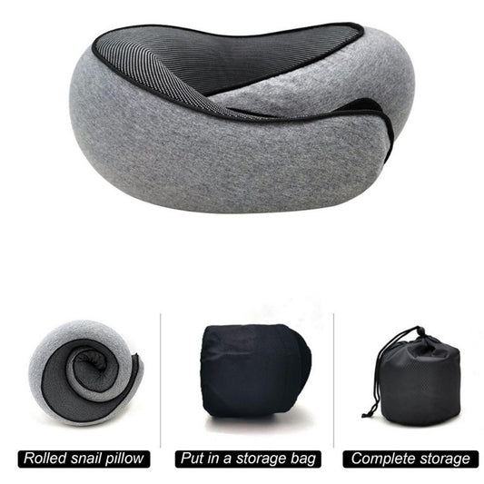 Inflatable Travel Pillow Car Air Office Soft Nursing Cushion