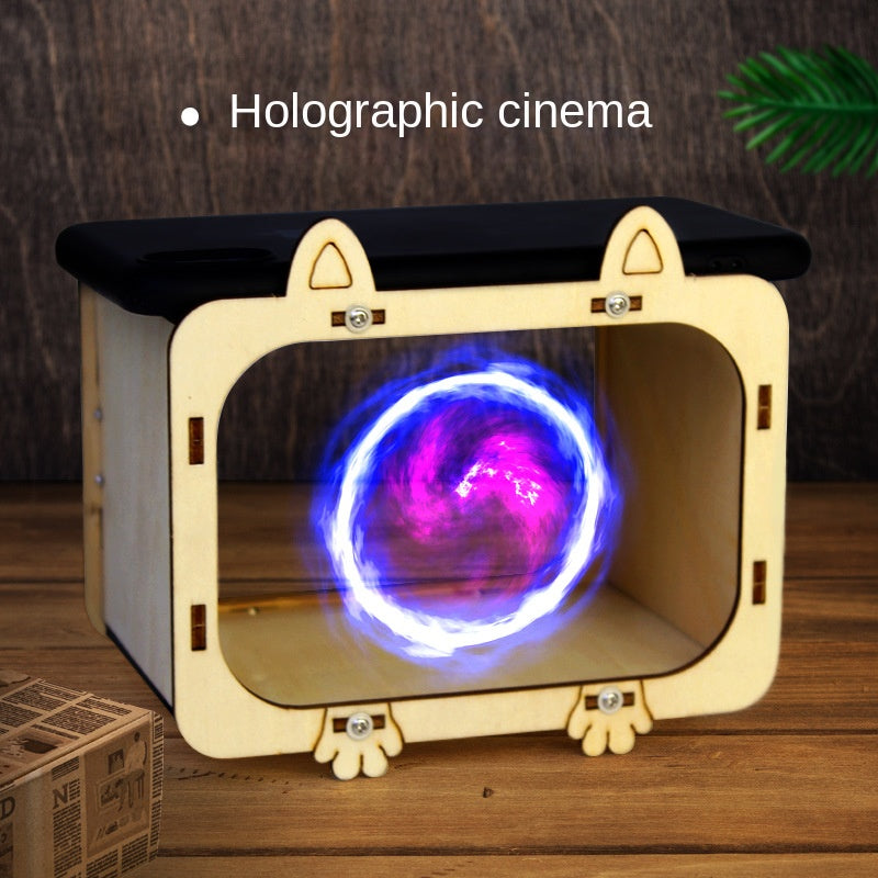3D Holographic Theater TV Projector for Science Experiments