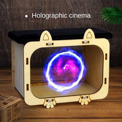 3D Holographic Theater TV Projector for Science Experiments