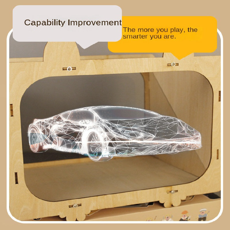 3D Holographic Theater TV Projector for Science Experiments