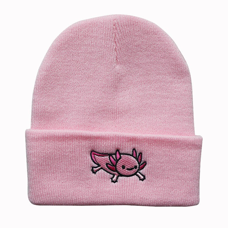 Cartoon Dinosaur Knitted Beanie for Outdoor Sports