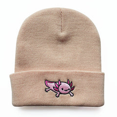 Cartoon Dinosaur Knitted Beanie for Outdoor Sports