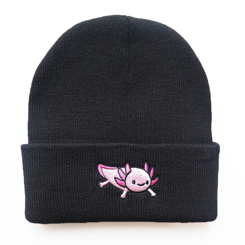 Cartoon Dinosaur Knitted Beanie for Outdoor Sports