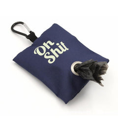 Canvas Pet Garbage Bag Holder with Carabiner