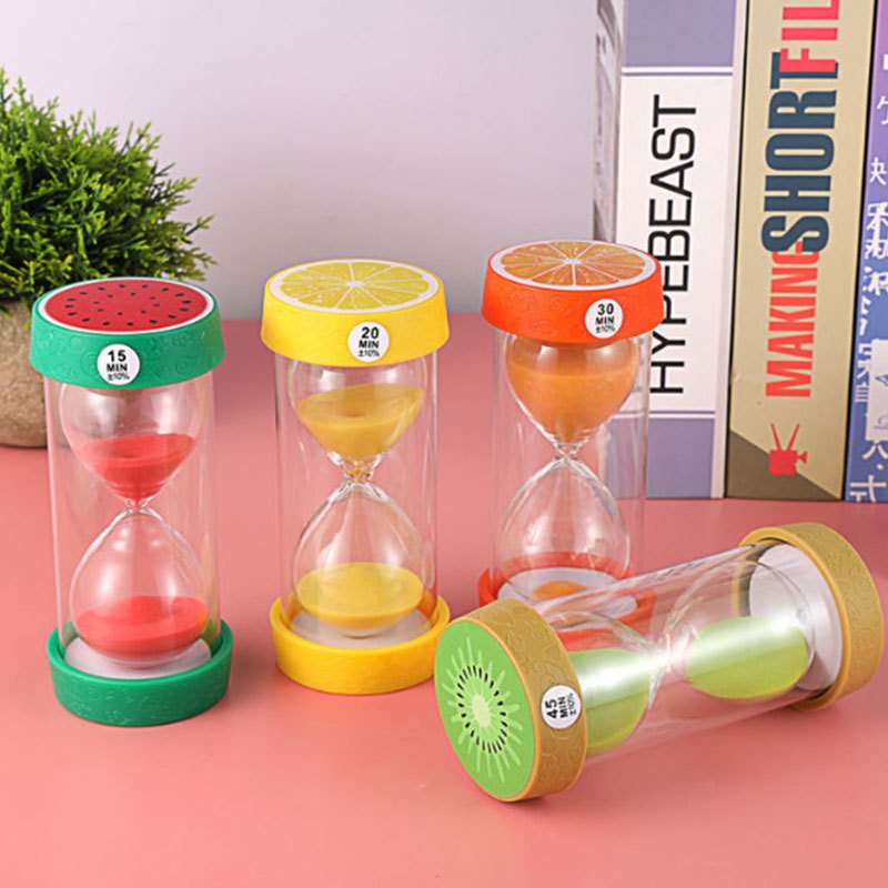 5 Min Hourglass Sand Timer Plastic Sand Clock Colorful Sandglass Timer